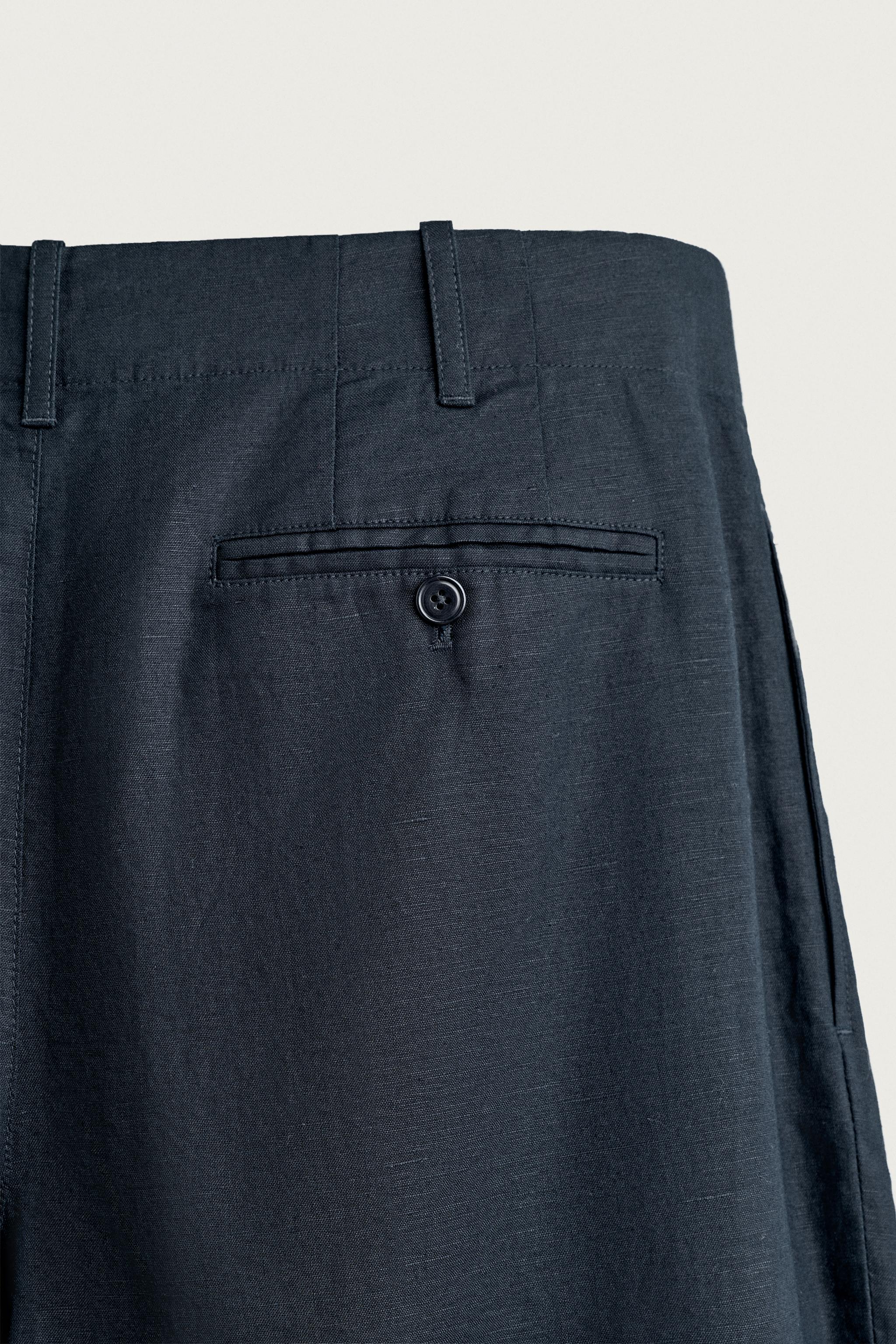 PANTALON COUPE DÉCONTRACTÉE CHANVRE - COTON